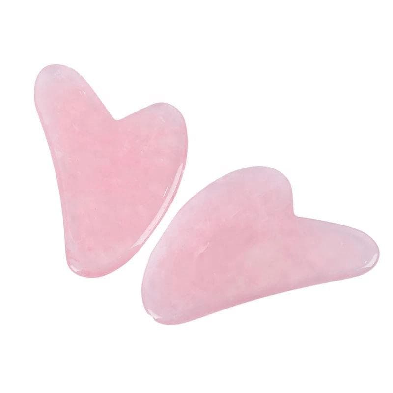 Gua Sha Facial Board Massage | Pink Rose Quartz - pierinastore