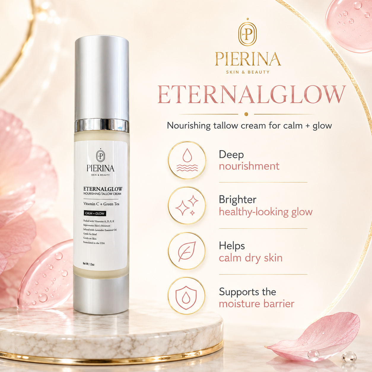 EternalGlow Beef Tallow Whipped Cream