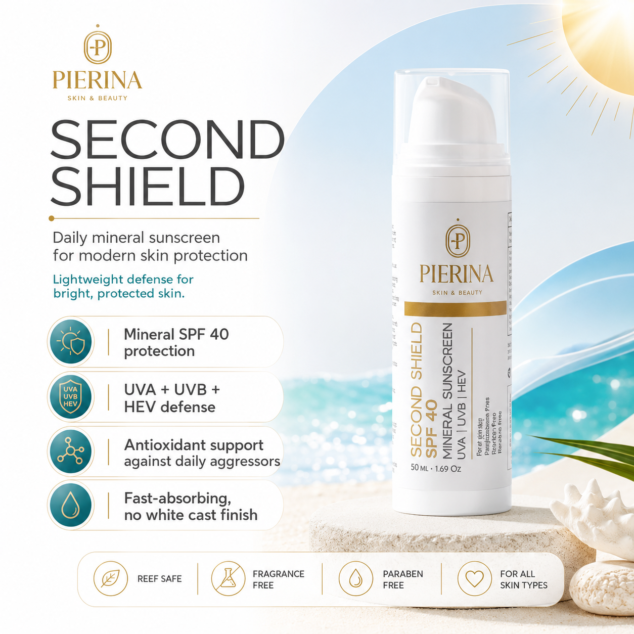 Second Shield Sunscreen SPF40