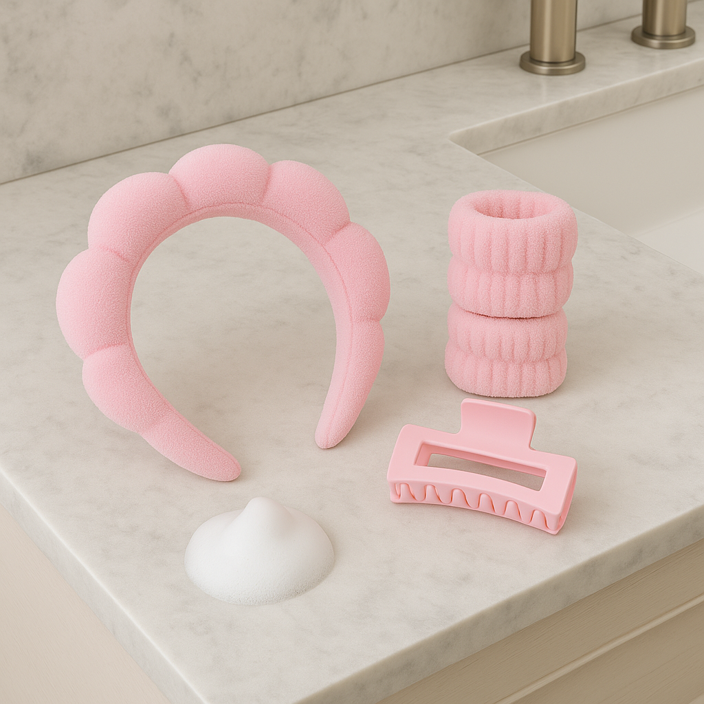 Puffy Headband Set for Women and Girls